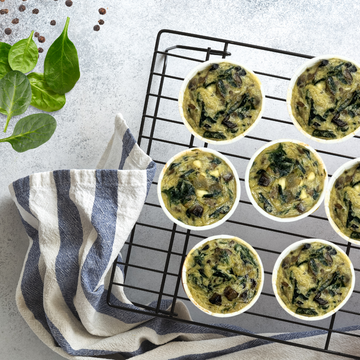 Mushroom, Spinach & Egg Mini Muffins