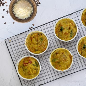 Mixed Vegetable & Egg Mini Muffins